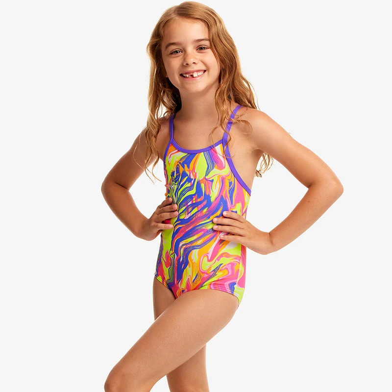 Funkita - Run Wild - Toddlers Girls Printed One Piece - Image 5