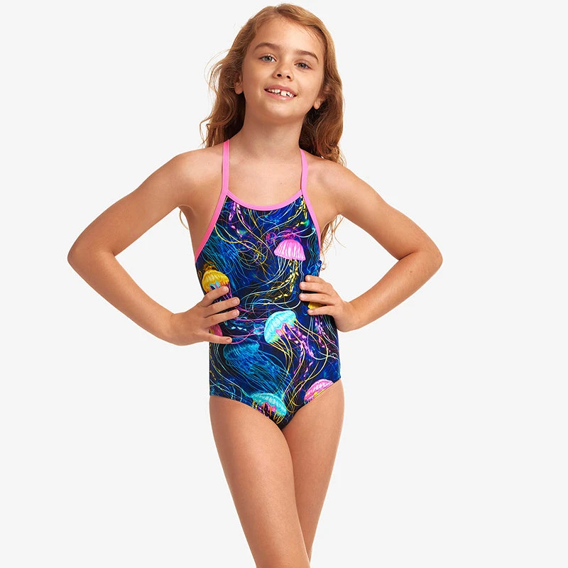 Funkita - Schwimma Stinga - Toddler Girls Printed One Piece - Image 4