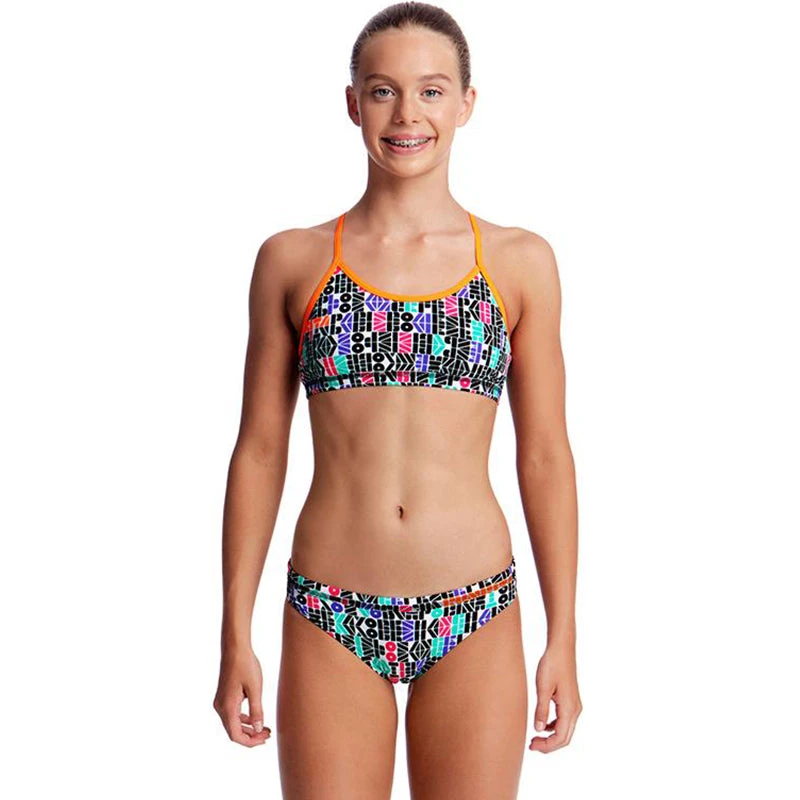 Funkita - Secret Code - Girls Racerback Two Piece