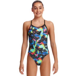Funkita - Snake Pit - Girls Twisted One Piece