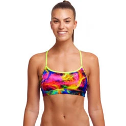 Funkita - Solar Flares - Ladies Swim Crop Top