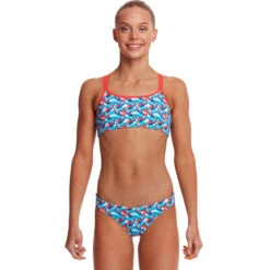 Funkita - Swallowed Up - Girls Criss Cross Two Piece