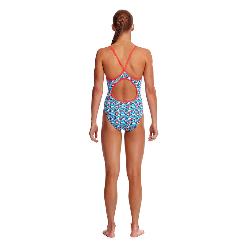 Funkita - Swallowed Up - Girls Diamond Back One Piece - Image 3