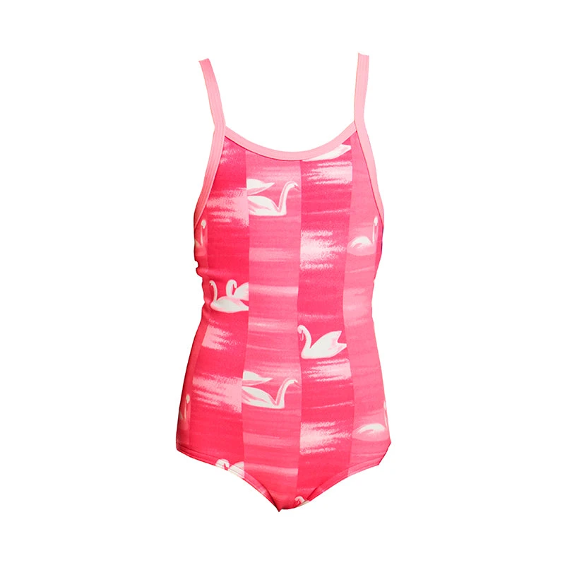 Funkita - Swan Lake - Toddler Girls Printed One Piece - Image 2