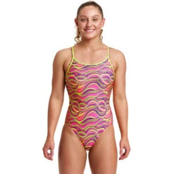 Funkita - Swerve Up - Ladies Eco Diamond Back One Piece