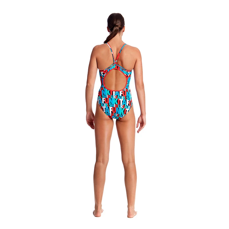 Funkita - Swim Squad - Ladies Diamond Back One Piece - Image 3