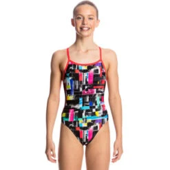 Funkita - Test Signal - Girls Single Strap One Piece
