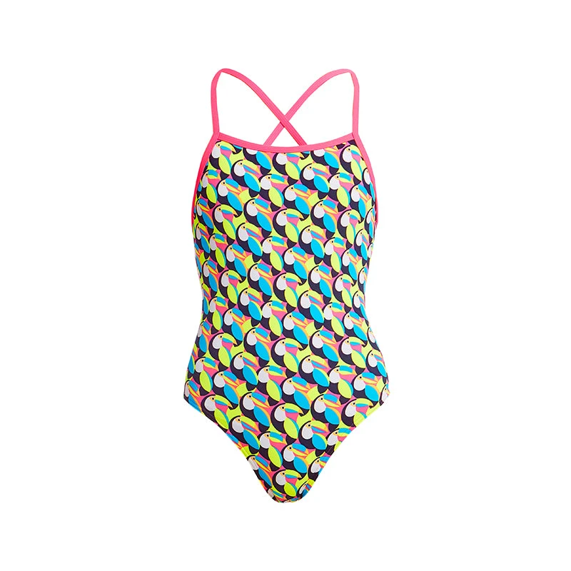 Funkita - Toucan Do It - Girls Eco Strapped In One Piece - Image 2