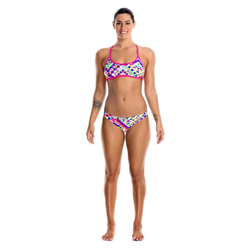 Funkita - White Diamond - Ladies Hipster Bikini Brief - Image 4