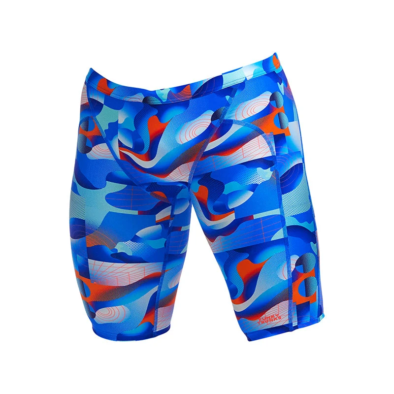 Funky Trunks - Battle Blue - Mens Training Jammers - Image 2