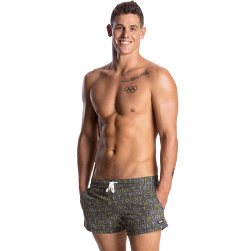 Funky Trunks - Binary Bro Mens Shorty Shorts - Image 4