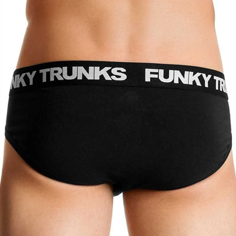 Funky Trunks - Black Attack - Mens Underwear Briefs - Image 3