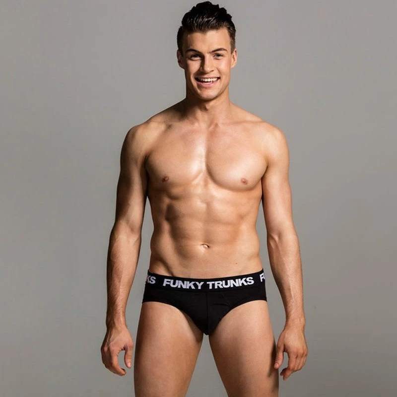 Funky Trunks - Black Attack - Mens Underwear Briefs - Image 4