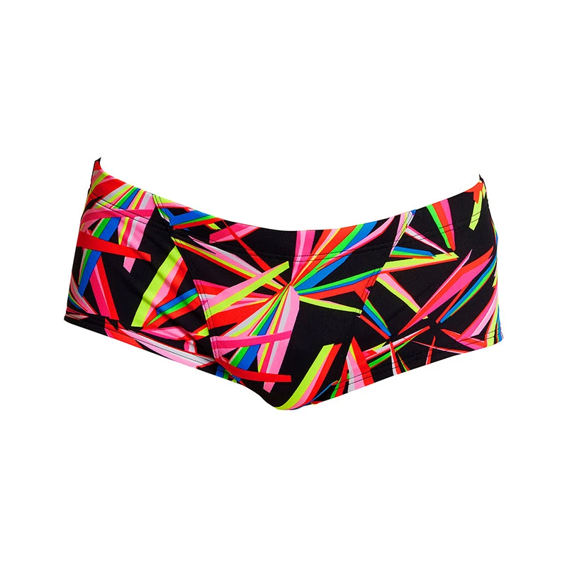 Funky Trunks - Black Blades - Mens Classic Trunks - Image 2