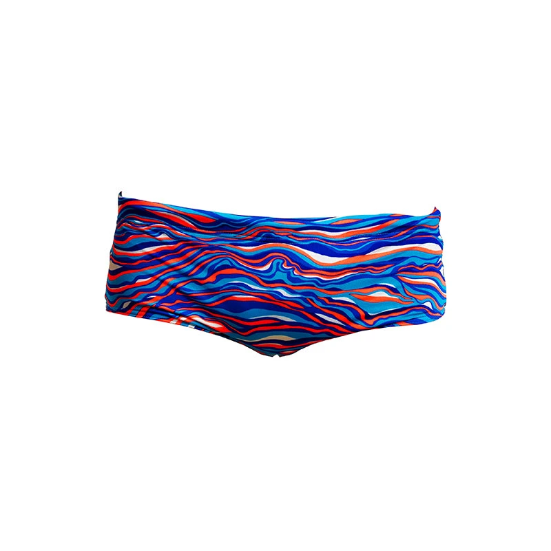 Funky Trunks - Blow Wave - Boys Eco Sidewinder Trunks - Image 2