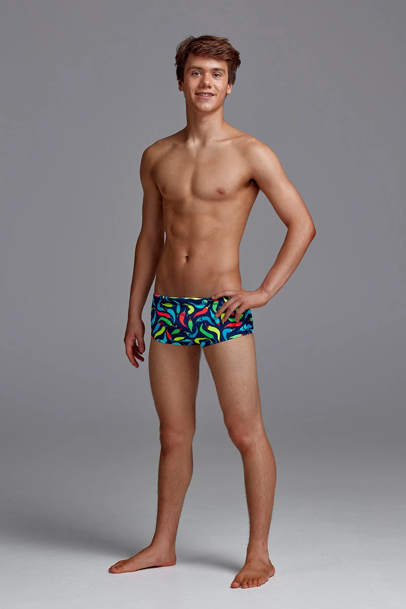 Funky Trunks - Chilli Boss - Boys Eco Classic Trunks - Image 4