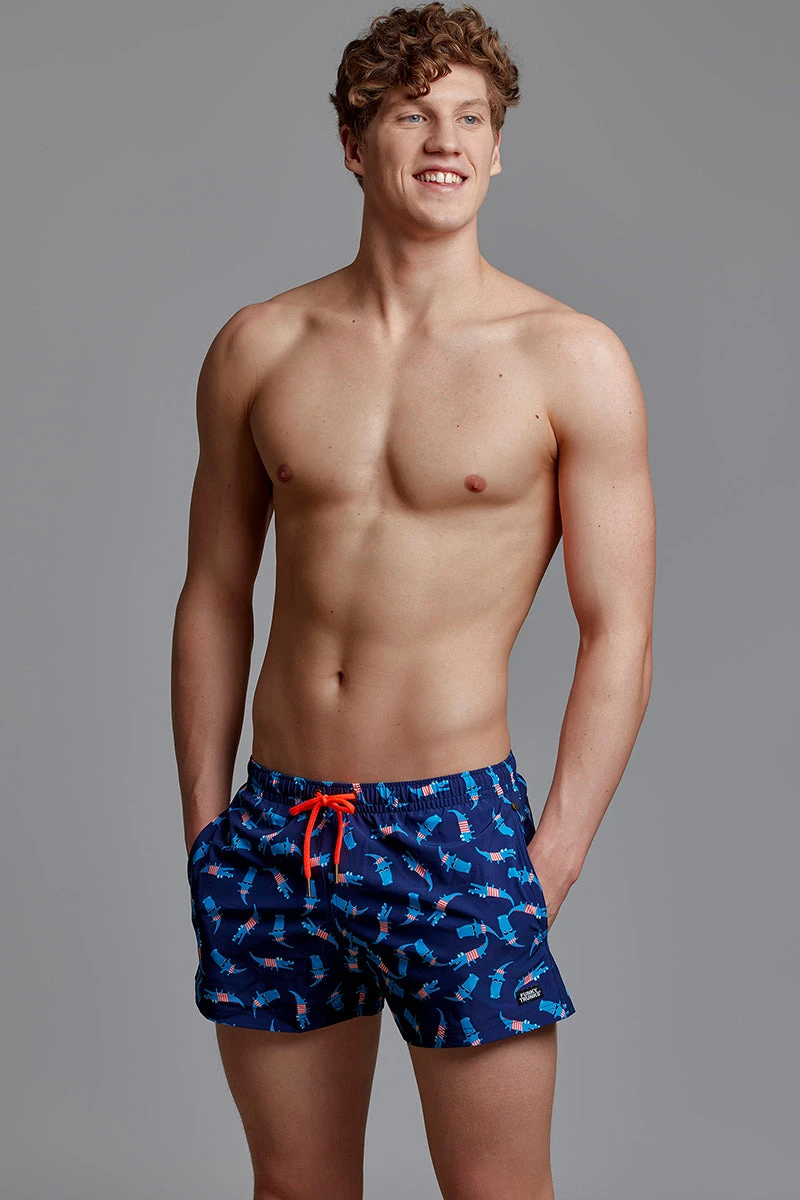Funky Trunks - Croc Top - Mens Shorty Shorts Short - Image 4
