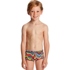 Funky Trunks - Dripping Toddler Boys Printed Trunks