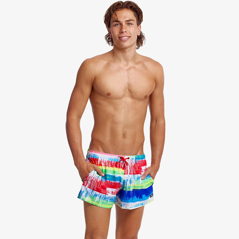 Funky Trunks - Dye Hard - Mens Shorty Shorts Short - Image 4