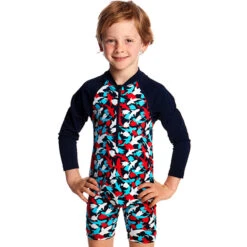 Funky Trunks - Feeding Frenzy Toddlers Go Jump Suit