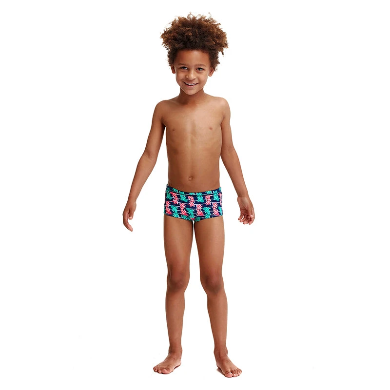Funky Trunks - Fish Taco - Toddler Boys Printed Trunks - Image 5