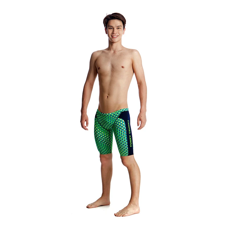 Funky Trunks - Green Gator Boys Training Jammers - Image 5