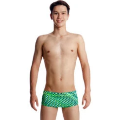 Funky Trunks - Green Gator Boys Classic Trunks