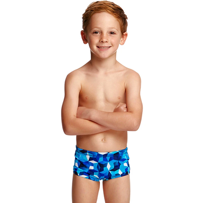 Funky Trunks - Ice Fortress Toddler Boys Printed Trunk - Image 5