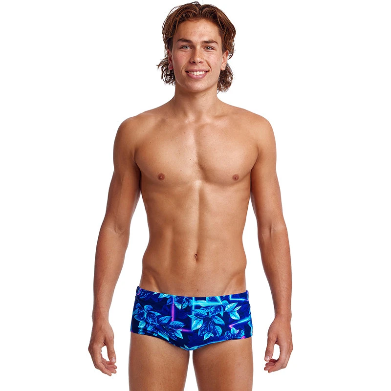 Funky Trunks - Leaf Laser - Mens Sidewinder Trunks
