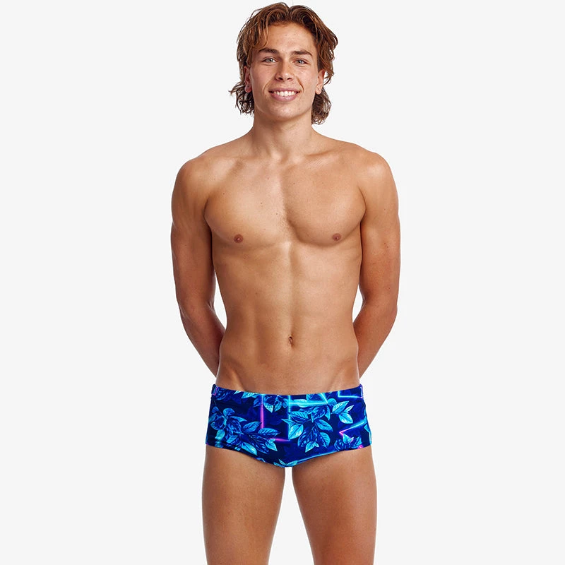 Funky Trunks - Leaf Laser - Mens Sidewinder Trunks - Image 4