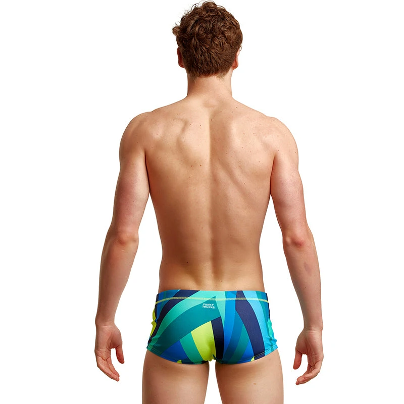 Funky Trunks - Light Sabre - Mens Plain Front Trunks - Image 2