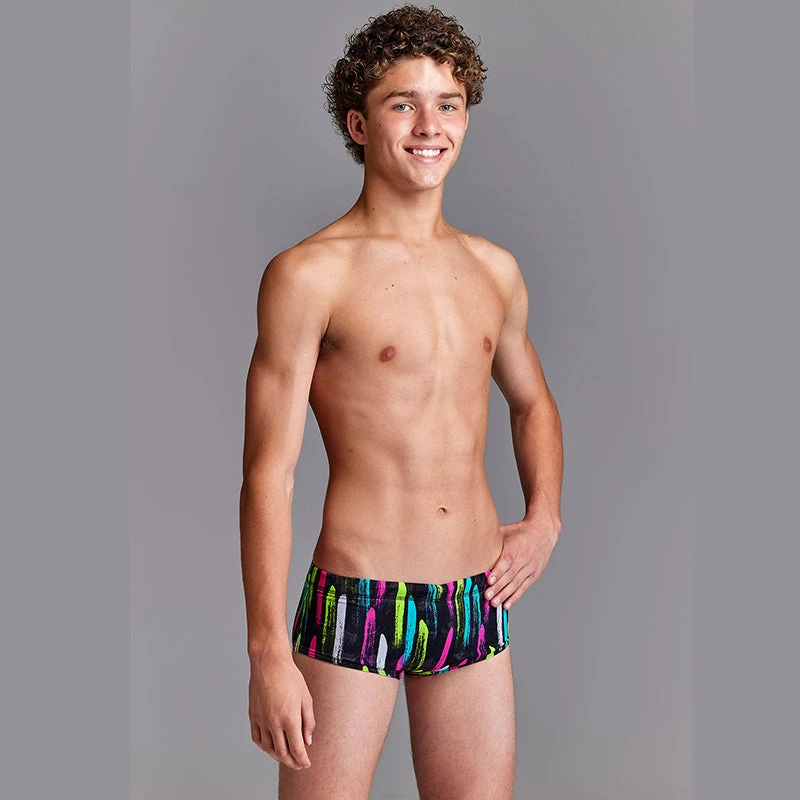 Funky Trunks - Lippie Launch - Boys Sidewinder Trunks - Image 4