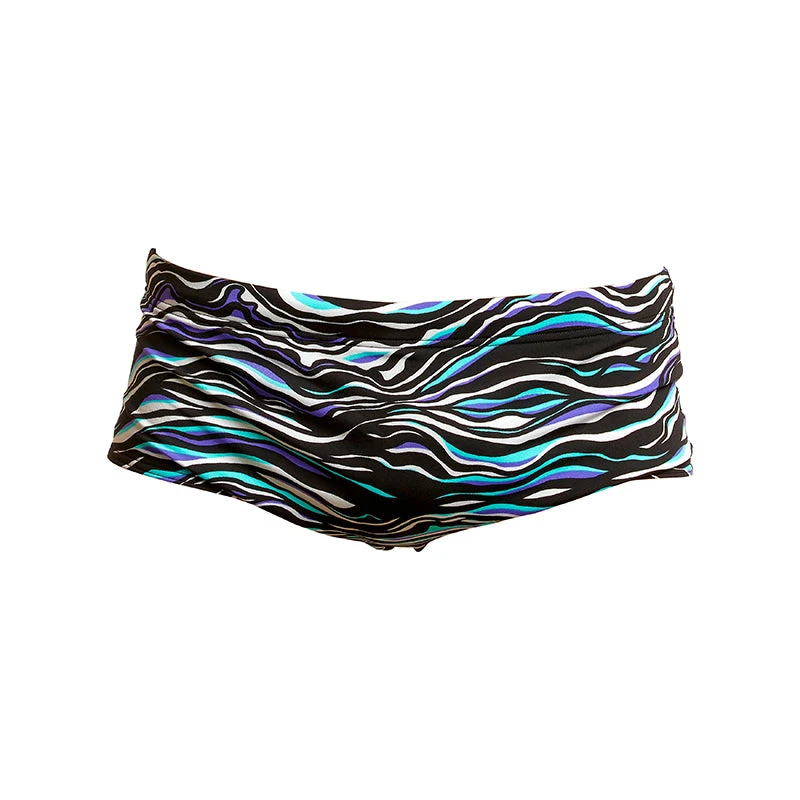 Funky Trunks - Oil Slick - Mens Eco Sidewinder Trunks - Image 2