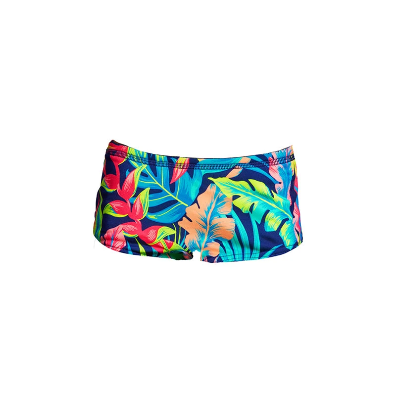 Funky Trunks - Palm Off - Toddler Boys Eco Printed Trunks - Image 2