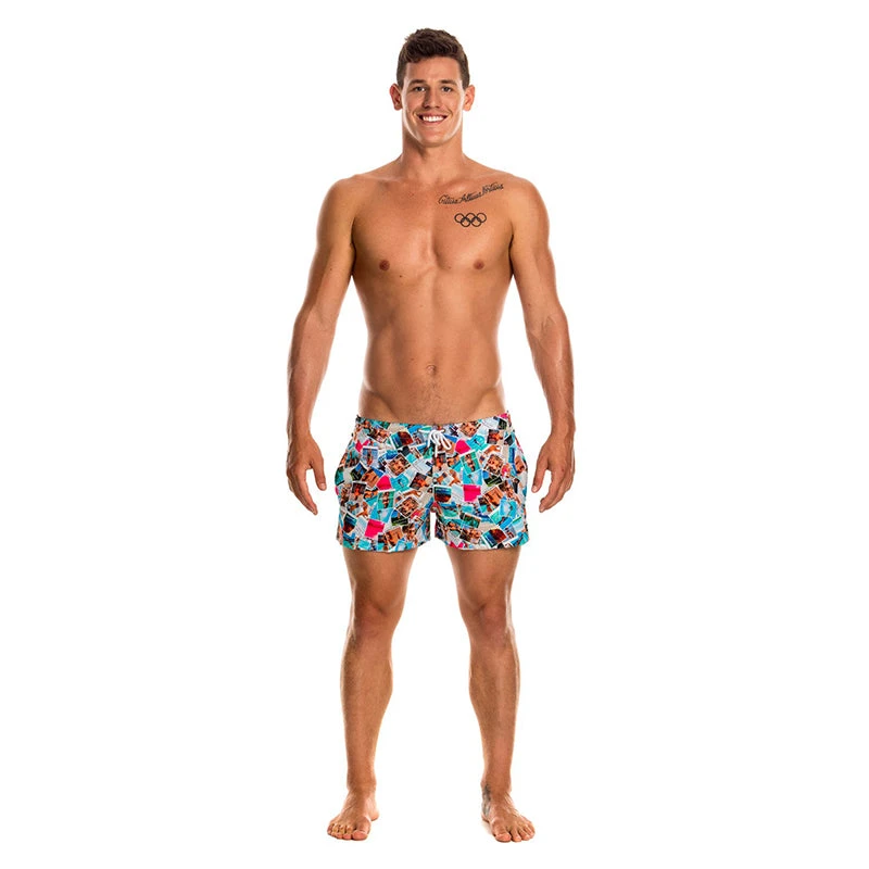 Funky Trunks - Pic Mix Mens Shorty Shorts Short - Image 4