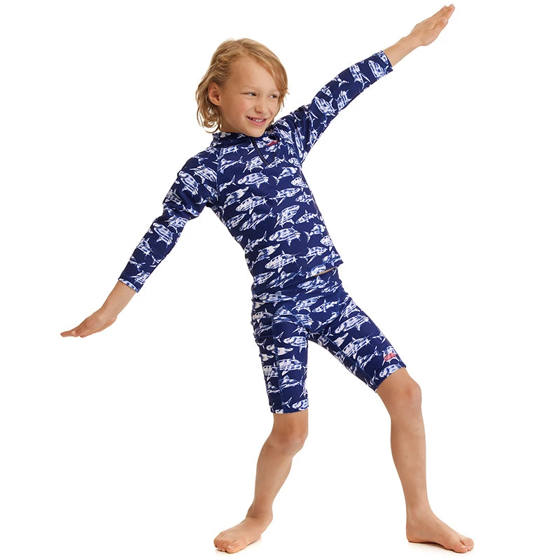 Funky Trunks - Rompa Chompa - Toddler Boys Zippy Rash Vest - Image 5