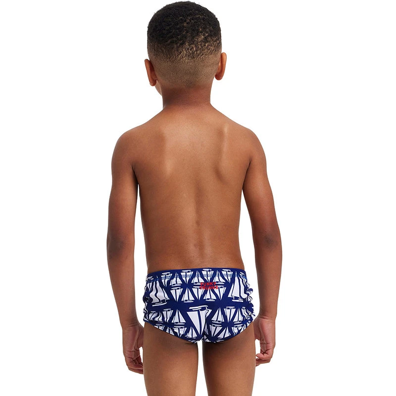Funky Trunks - Skip Flips - Toddler Boys Printed Trunks - Image 4