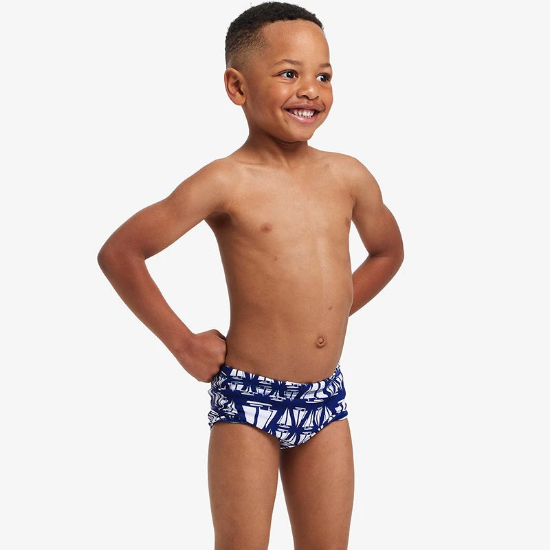 Funky Trunks - Skip Flips - Toddler Boys Printed Trunks - Image 6
