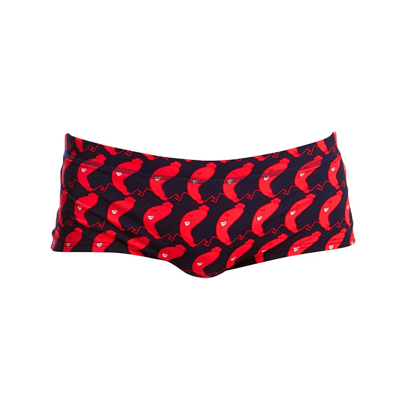 Funky Trunks - The Great Sausage Run Mens Plain Front Trunks - Image 2