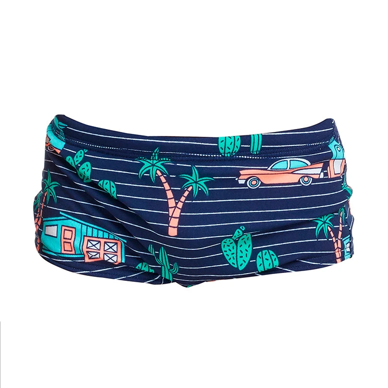 Funky Trunks - Trailer Trash - Toddler Boys Eco Printed Trunks - Image 2