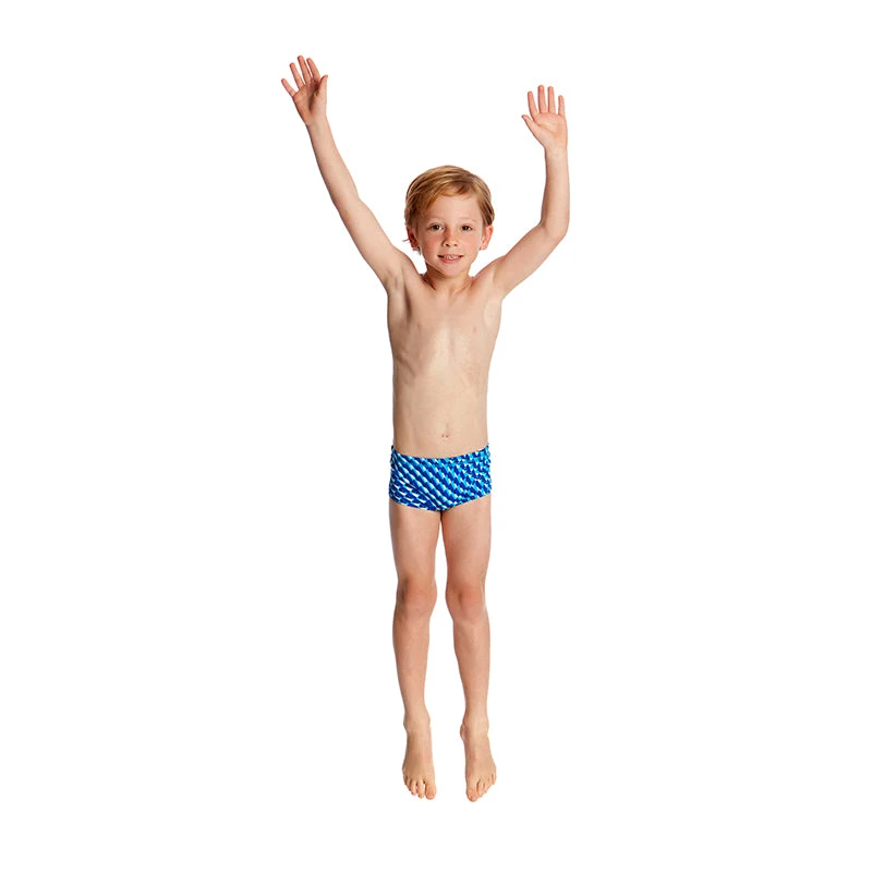 Funky Trunks - Vapour Scale Toddler Boys Printed Trunks - Image 5