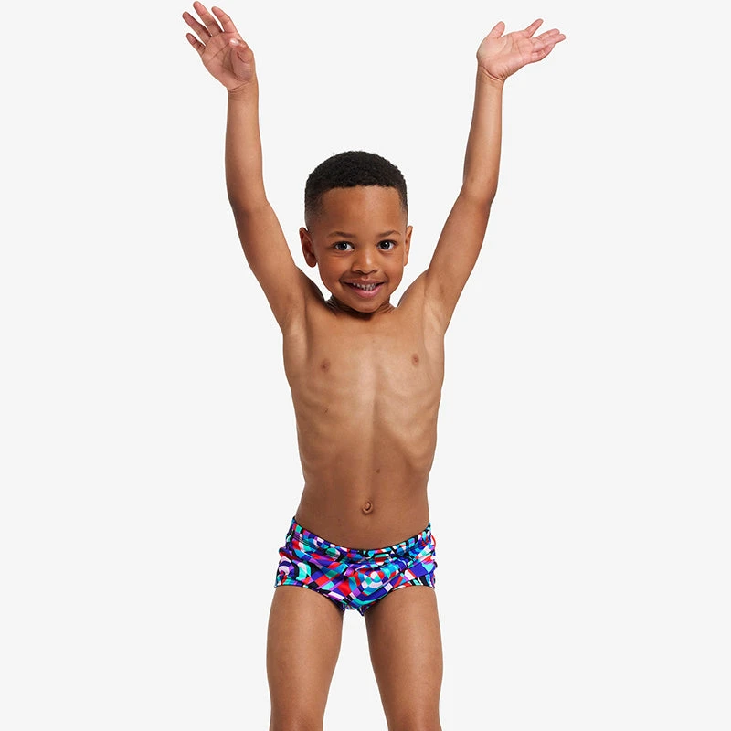 Funky Trunks - Video Star - Toddler Boys Printed Trunks - Image 3