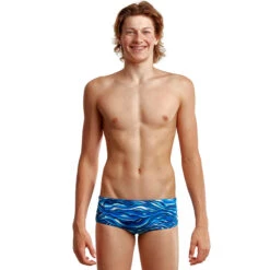 Funky Trunks - Wild Water - Boys Eco Sidewinder Trunks