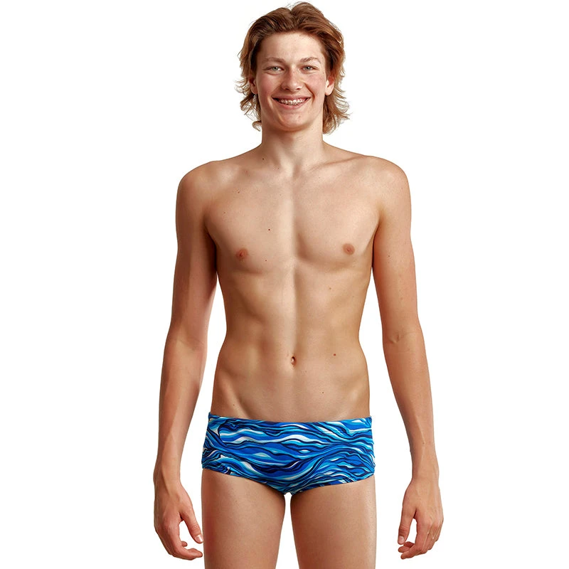 Funky Trunks - Wild Water - Boys Eco Sidewinder Trunks