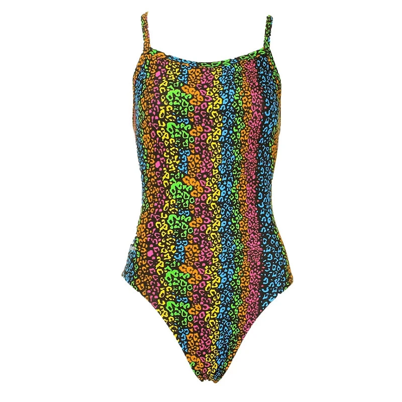Kiefer Krazies - Feline Fierce Flyback One Piece Swimsuit