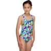 Maru - 3D Pacer Auto Back Girls Swimsuit - Multi