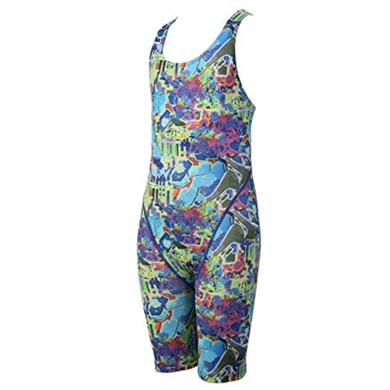 Maru Girls Swimwear - Graffiti Sky Pacer Leg Suit - Image 3