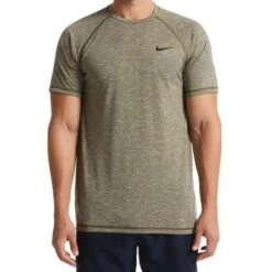 Nike - Short Sleeve Hydroguard T-Shirt (Medium Olive)