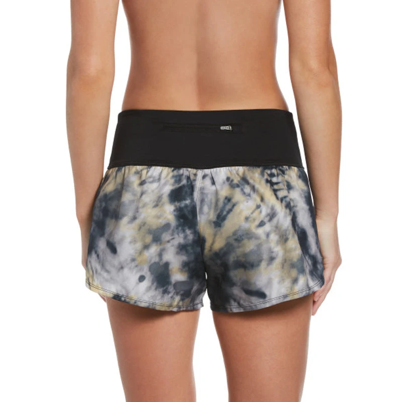 Nike - Women's Tie Dye High Waist Swim Boardshort (Black) - Image 2