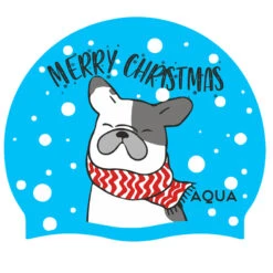 Aqua Rufus The Christmas Dog - Silicone Swim Hat